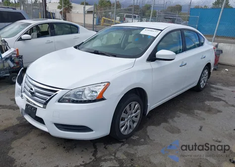 2015 Nissan Sentra S from USA, damaged, VIN 3N1AB7AP7FY348026